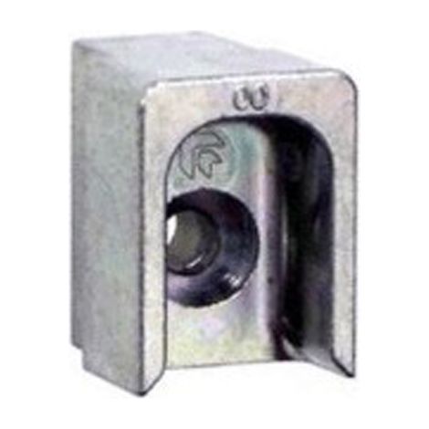Ferco – Gâche pour crémone PVC – Installation flush – Diamètre entaillage 25 mm – Longueur 85 mm – Sécurise contre effraction