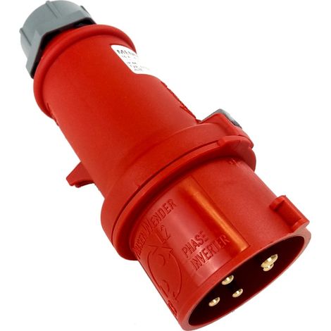 Enchufe ProTOP 16A 5p 6h 400V IP44 de 2 partes con inversor de fase 3319A mennekes 1182 (1/3)