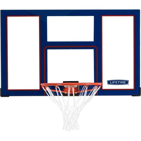 Lifetime Basketballwandpaneel Blau Weiß 121x75