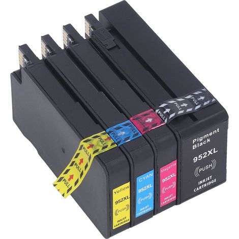 4-Farben-Tintenpatronen (Schwarz, Cyan, Magenta, Gelb) – Zubehör für Tintenstrahldrucker (1/5)
