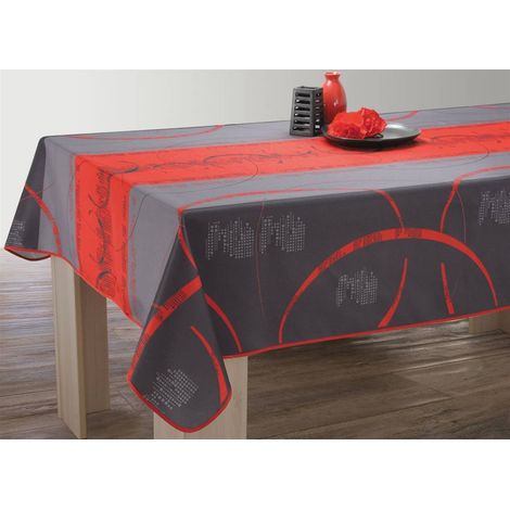 Le linge de Jules Tovaglia, Poliestere, Rosso, Rettangolare 150x240 cm