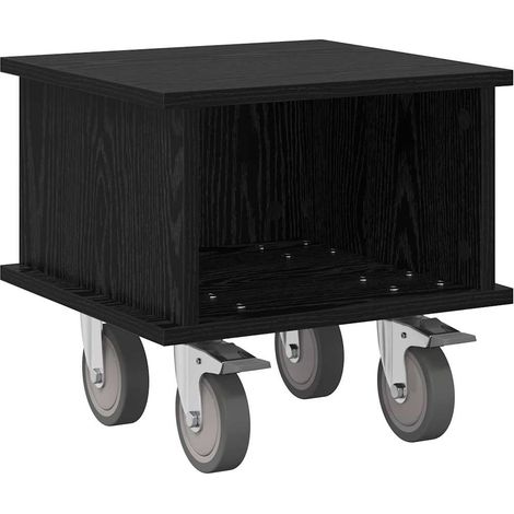 Meuble TV Chêne noir 37 x 35 x 35 cm Bois d'ingénierie