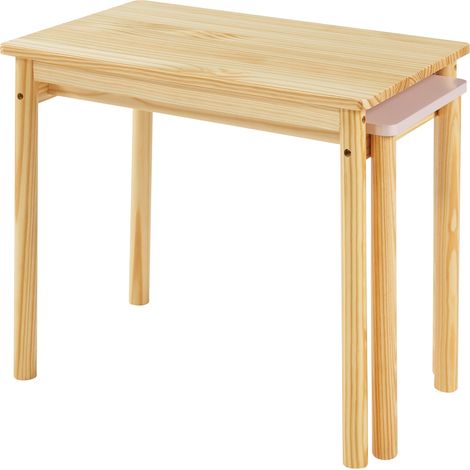 Scrivania/postazione di lavoro estensibile per bambini 60 x 38 x 51,5 cm Rosa 030009052