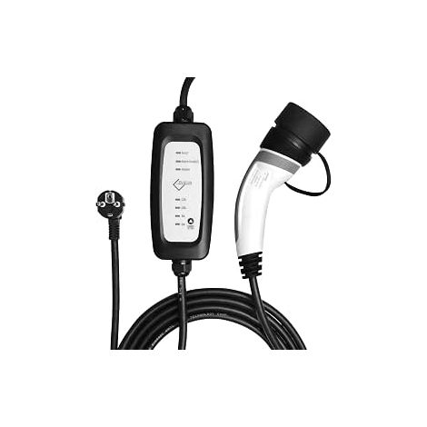 Chargeur Voiture électrique Portable Type 2, 3,6 KW, 6 à 16 A, 7 m (1/5)