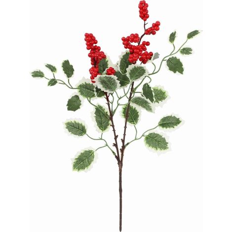 Baies De Myrtille Artificielles - Tiges Réalistes Pour Décoration Intérieure - Bouquets DIY Mariage Noël Saint-Valentin - Lot De 12 (1/5)