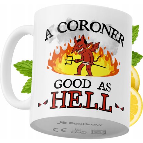 Lustige Tasse für Gerichtsmediziner – Kaffee- oder Teetasse mit witzigem Textdesign – ideal für Geburtstage, Namenstage, Feiertage und besondere Anlässe. Hochwertige Tasse für Zuhause, Büro und Arbeit