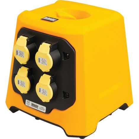 Draper 35251 Defender E712654 Uplight V3 Multi Socket Base, 4 x 16A (Base Only)