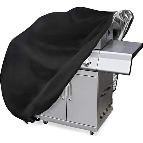 Housse Barbecue Gaz Bache Barbecue de Protection 210D BBQ Couverture Imperméable de pour Protéger Gril à Gaz Lourd 145x61x117cm (1/5)