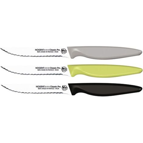 12 Coltelli da bistecca 11 cm con dentellatura - Classic Biobased - Nogent