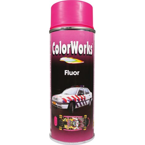 Vernice spray fluorescente 400ml rosa fluorescente