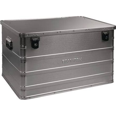 TECWERK Aluminiumbox L790xB560xH475mm 184l m.Klappverschluss u.Zylinderschl.TECWERK