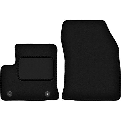 Alfombrillas delanteras negras para: Opel Mokka-E crossover (2020-)
