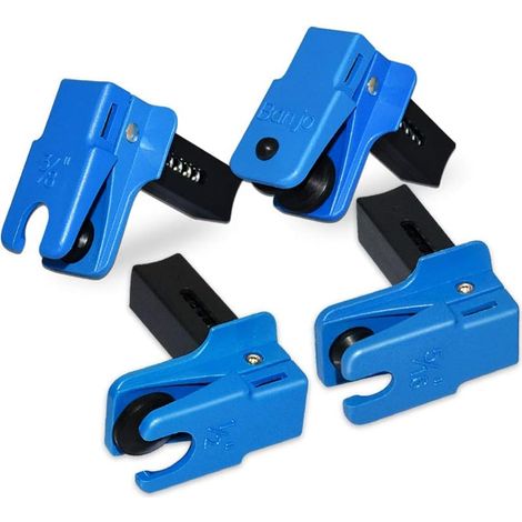 Kit de Pinces de Blocage pour Conduites de Frein et Carburant, 4 Pièces pour Tuyaux Acier 3/8", 5/16" et 1/2", Outil de Maintenance Automobile (1/5)