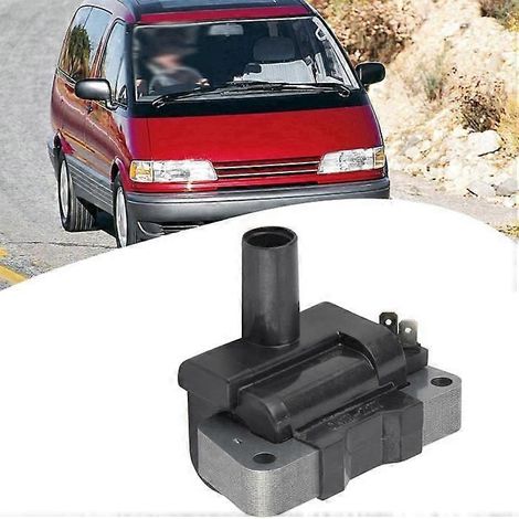 Bobine d'allumage automobile, bobine d'allumage pour moteur de voiture 90919-02200, compatible avec les bobines d'allumage de moto. (1/4)