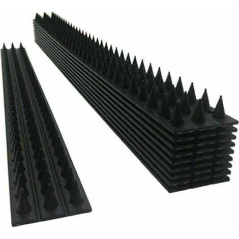 KZQ – Lot de 10 pics répulsifs anti-oiseaux – Dissuasion efficace pour clôtures et murs – Matériau plastique – Installation facile