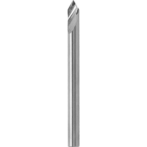Gravierbohrer, Spitze, Messer, CNC-Fräser, Gravierer, Schnitzfräser, Schaftfräser, 3,175 x 60° x 0,1 x 40L