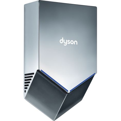 Dyson – Sèche-mains automatique 1000W – Séchage en 12 secondes – Coque polycarbonate antibactérienne – Vitesse de l'air 690 km/h – HU02GRIS