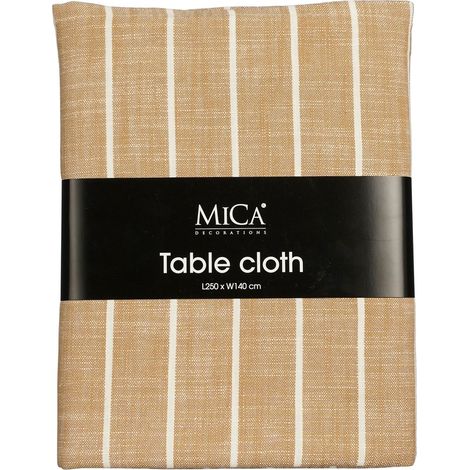 Mica Decorations Nappe Brun H1xl140xL250cm (1/5)