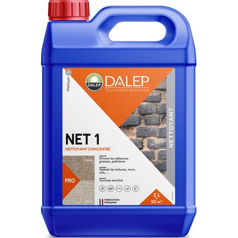 Dalep – Nettoyant alcalin concentré 5L – Élimine graisses et pollutions – Application par pulvérisation – Action rapide en 20 minutes