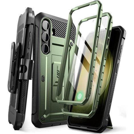 Coque intégrale robuste avec clip ceinture et support pour Samsung Galaxy S24 5G (1/5)