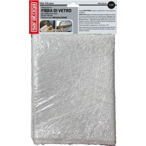 Saratoga TESSUTO FIBRA DI VETRO 80X125CM MAT VITROSA.