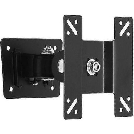 Support mural universel compatible avec les écrans LCD/LED de 14 à 27 pouces, réglable en hauteur et extensible, conforme à la norme VESA, modèle TV-F03 kns (1/5)