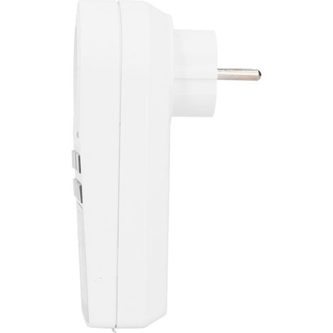 Prise de courant programmable avec affichage LCD 12/24 heures et minuterie pour appareils de cuisine (UE 240 V). (1/5)