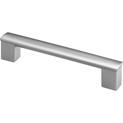 Hettich Möbelgriff Kunststoff Aluminium Optik 18 x 148 x 29 mm - 1 Stück Möbelbeschläge