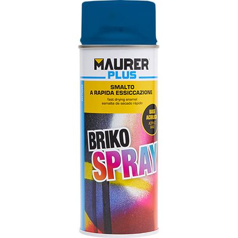 Smalto Acrilato Briko Spray Maurer 400 ml Blu Segnale Ral5005 conf. 6 Pz (1/2)