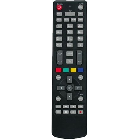 Télécommande de Remplacement - SEDEA - TNTSAT/FRANSAT - Noir - Compatible avec plusieurs modèles