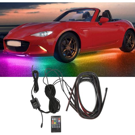 Fahrgestell mit siebenfarbiger LED-Dekorationsbeleuchtung, Fernbedienung, 90+120 cm, Soundaktivierung (eingebaute Batterie enthalten) (1/5)