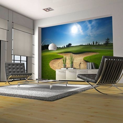 Papier peint terrain de golf - 400 x 309 cm (1/4)
