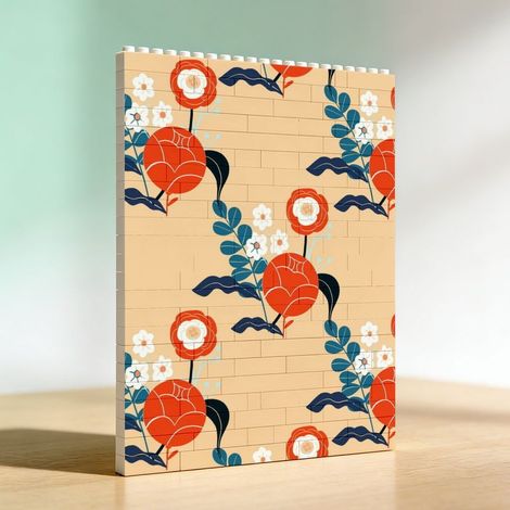 Cadre cadeau d’anniversaire DIY en briques de construction, cadeau de la Saint-Valentin (1/5)