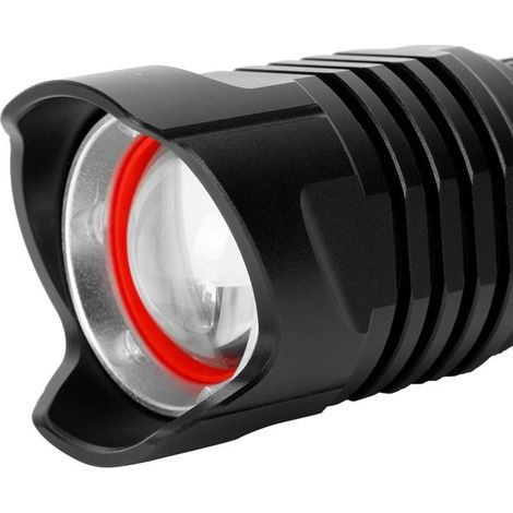 BelleRise - Lampe torche zoom P99 – 2500LM USB rechargeable, alliage d’aluminium – ultra-lumineuse, étanche IPX5–camping/randonnée (1/5)