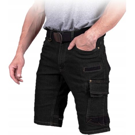 Pantaloncini, pantaloncini da lavoro da uomo, jeans, pantaloncini protettivi, taglia XL (1/5)