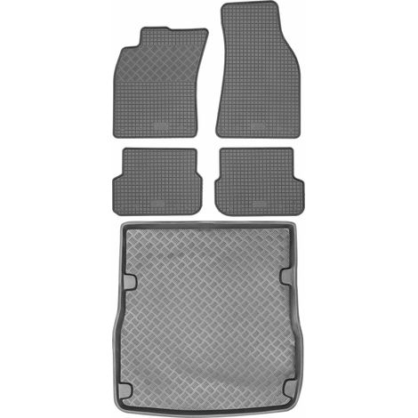 Set di tappetini in gomma per auto e tappetino per bagagliaio per Audi A6 III C6 Avant/Kombi dal 2004 al 2011 (1/5)