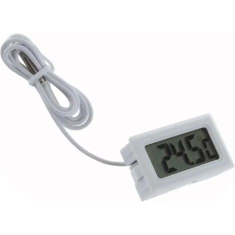 Nouveau mini thermomètre-hygromètre numérique LCD pour voiture, capteur de température intérieure et extérieure, instrument de mesure de l'humidité