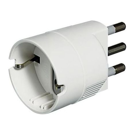 bticino S3624D Netzstecker-Adapter Weiß
