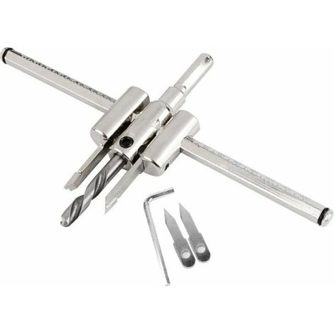 Kit de trépans réglables pour métal et bois — Outil de bricolage (30–200 mm) (1/5)