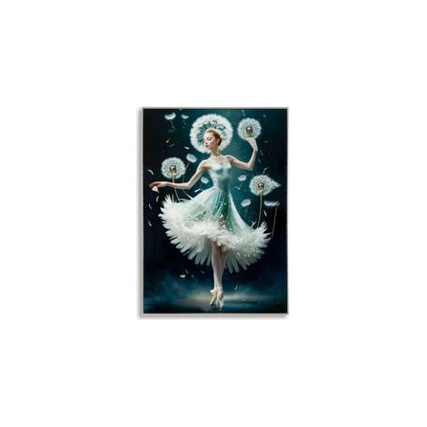 PAINTING ON CANVAS DANCING LACQUERED WITH FRAME -B- CM 72X4X102 (1/5)