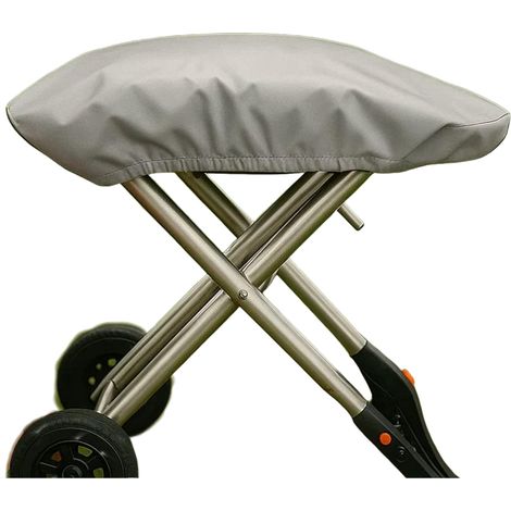 Housse de protection robuste et imperméable pour barbecue - Compatible avec tous les barbecues à gaz portables, protection contre les intempéries, grise