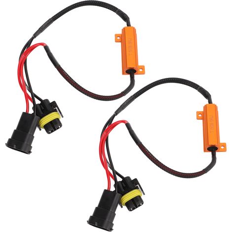 2PCS Résistance LED Universelle Compacte pour Feux Stop - Installation Facile (1/5)