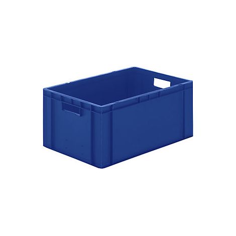LA-KA-PE Contenedor apilable de transporte L600xW400xH270mm - TK600/270-0 AZUL