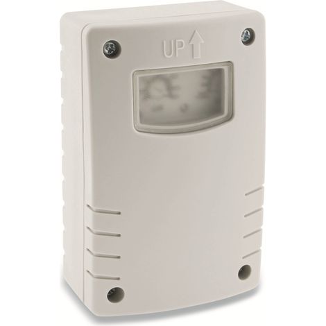 Interrupteur crépusculaire CHILITEC CDS-24, IP54, 10 A, 230 V