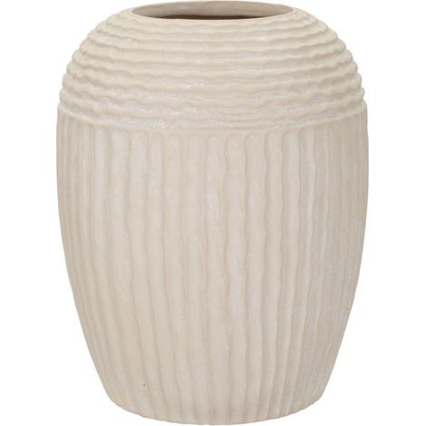 Cache-Pot Design "Mist" 38cm Crème (1/5)