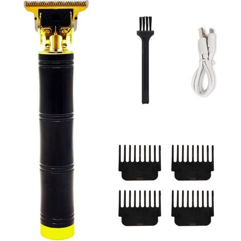 Tondeuse électrique professionnelle rechargeable Noir Herzberg HG04111-BLK (1/5)