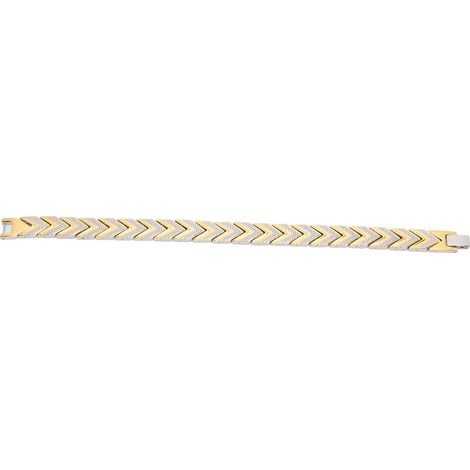 Bracelet Magnétique en Acier Inoxydable pour le Soulagement de la Douleur et le Bien-être (1/5)