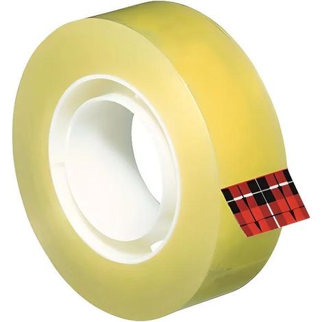 Cinta adhesiva Scotch 550 alta adhesión sin disolventes 19 mm