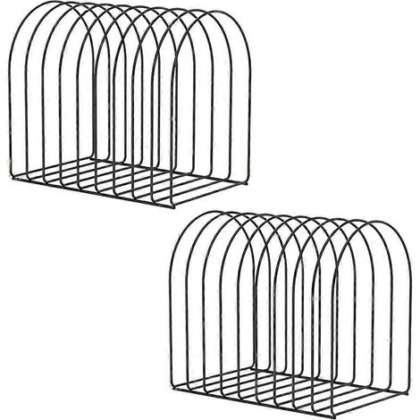 Lot de 2 supports de rangement multifonctionnels en fer pour bonnets et chapeaux d'hiver en laine (1/5)