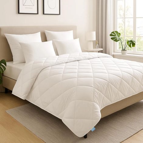 Couette ultra-légère 140 x 200 cm Couette d'été très fine XDREAM Pure (1/5)